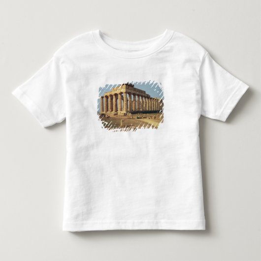 寺院E、紀元前のc.490-480の眺め トドラーTシャツ (正面)