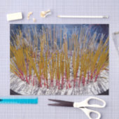 寺、チョンティエン、雲南省の線香 – 中国 薄葉紙 (クラフト)