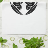 対い橘 キッチンタオル (折り畳み)