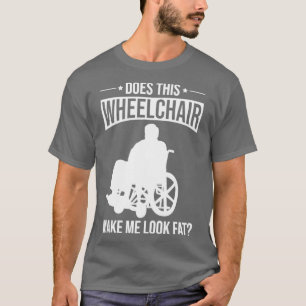 対おもしろい麻痺ハンディキャップ車いす対麻痺6 Tシャツ
