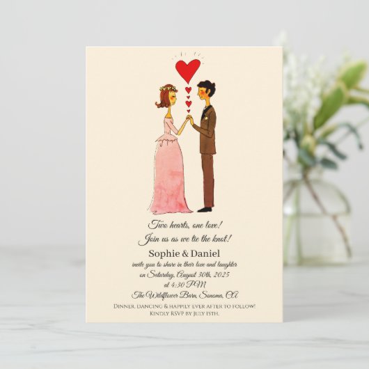 対お洒落対結婚数 招待状 (スタンド正面)