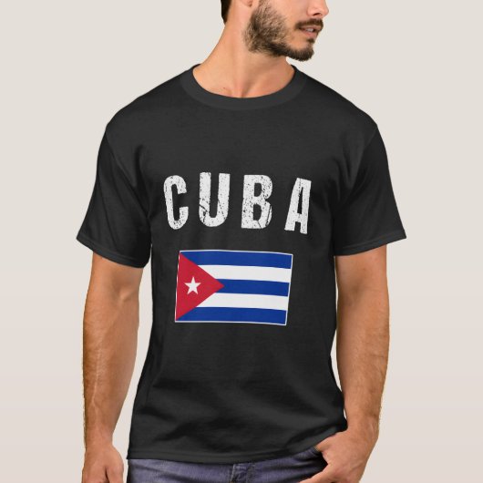 対するキューバ国旗 Tシャツ (正面)