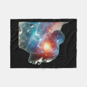 対する心の力 フリースブランケット (正面(横))