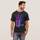 対する男性へ自殺予防 Tシャツ (正面フル)