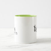 対のお母さんのマグ ツートーンマグカップ (中央)