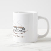 対のお母さんはコーヒー-ジャンボコーヒー・マグ--を二度必要とします ジャンボコーヒーマグカップ (右)