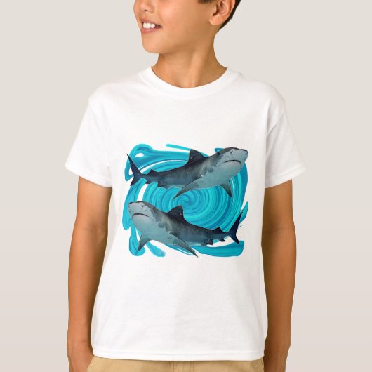 対のイタチザメ Tシャツ (正面)