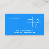 対のイルカ 名刺 (裏面)