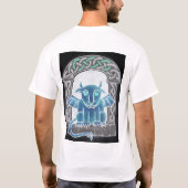 対のガーゴイルのワイシャツ Tシャツ (裏面)