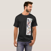 対のドラゴンのワイシャツ Tシャツ (正面フル)