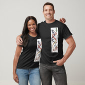 対のドラゴンのワイシャツ Tシャツ (ユニセックス)