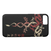 対のドラゴンの電話箱 Case-Mate iPhoneケース (裏面(横))