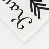 対のパーソナライズなマイル標石月毛布 フリースブランケット (角)