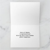 対のベビー カード (内部)