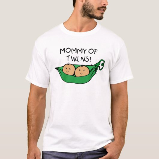 対のポッドのお母さん Tシャツ (正面)