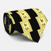 対の旧式なスカル ネクタイ (ロール)