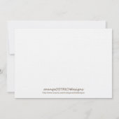 対の男の子および女の子の《キリスト教》洗礼式や命名式の招待状 招待状 (裏面)