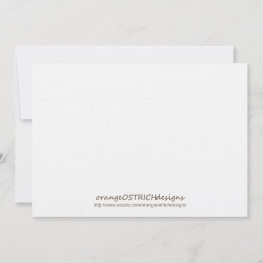 対の男の子および女の子の《キリスト教》洗礼式や命名式の招待状 招待状 (裏面)