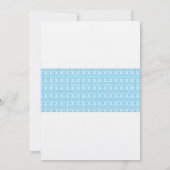 対の男の子の洗礼の招待状 招待状 (裏面)