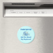 対の男の子は私の甥について尋ねます マグネット (インサイチュ (食洗機))
