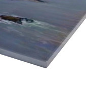 対の虹および灯台 カッティングボード (角)