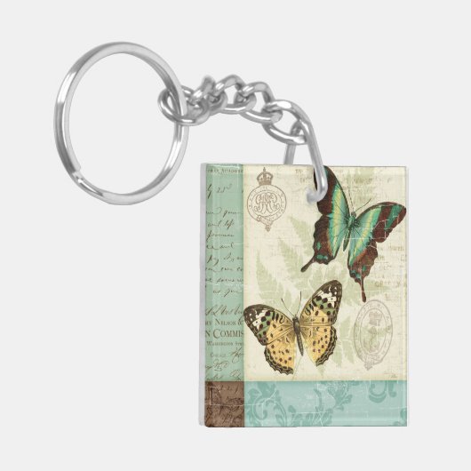対の蝶 キーホルダー (正面左)