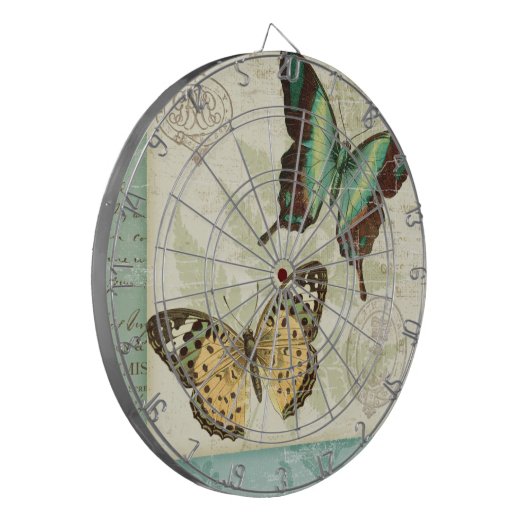 対の蝶 ダーツボード (正面左)