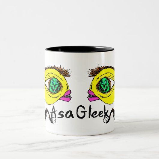 対の魚のマグ ツートーンマグカップ (中央)