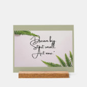 対はっきりしたする動機 アクリルサイン (正面)