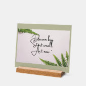 対はっきりしたする動機 アクリルサイン (傾斜)