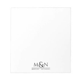 対アンパサンド・モノグラム ノートパッド