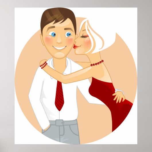 対キスをする対 ポスター (正面)