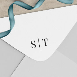 対スタイリッシュ対結婚モノグラム セルフインキングスタンプ