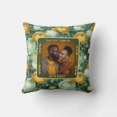 対パーソナライズされた結婚装飾用クッション クッション (裏面)