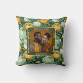 対パーソナライズされた結婚装飾用クッション クッション (正面)