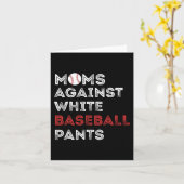 対ホワイトベースボールパおもしろいンツ野球ママWo カード (黄色い花)