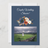 対モダンウェディングシャワー招待状 招待状 (正面)