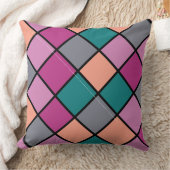 対モダン角タイル5色 クッション (ブランケット)