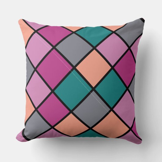 対モダン角タイル5色 クッション (正面)