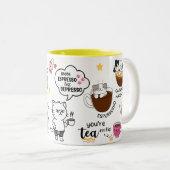 対処技術チェックリスト、人間の対処戦略 ツートーンマグカップ (正面右)