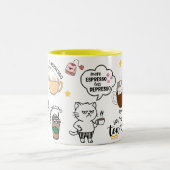 対処技術チェックリスト、人間の対処戦略 ツートーンマグカップ (中央)