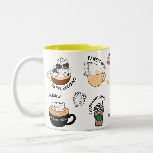 対処技術チェックリスト、人間の対処戦略 ツートーンマグカップ (左)