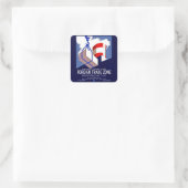 対外貿易地域 スクエアシール (バッグ)