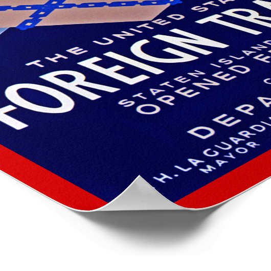 対外貿易地域 ポスター (角)