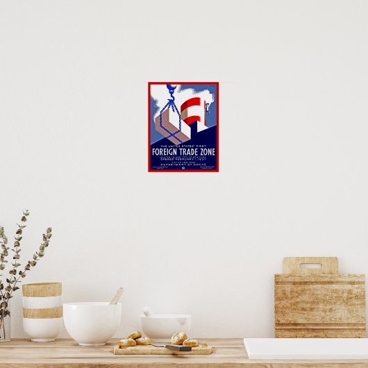 対外貿易地域 ポスター (キッチン)