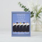 対外貿易地域 ポストカード (スタンド正面)