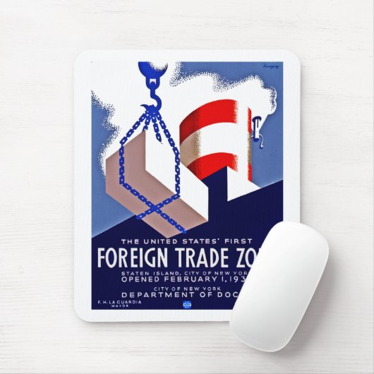 対外貿易地域 マウスパッド (マウス)