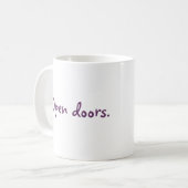 対外開放 コーヒーマグカップ (正面左)