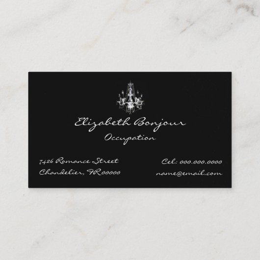 対外開放- (変更色の)名刺 名刺 (裏面)