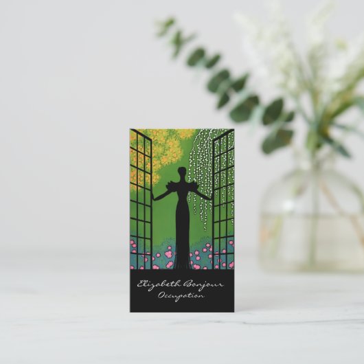 対外開放- (変更色の)名刺 名刺 (スタンド正面)